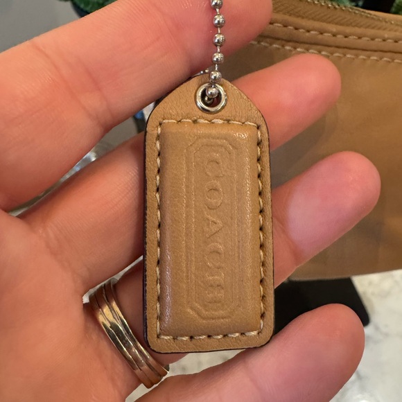 Coach - Hamptons Demi Baguette Shoulder Bag - Camel 2007 #11955 - Picture 3 of 14